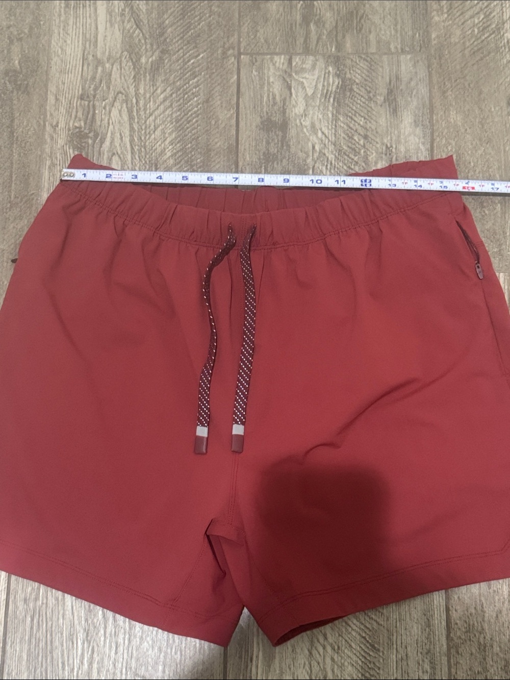 Fabletics Drawstring Shorts - Burgundy - Picture 3 of 4
